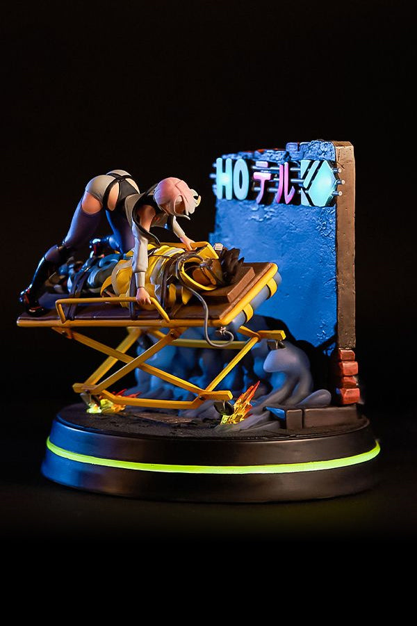 CYBERPUNK EDGERUNNERS LUCY AND DAVID RUNAWAY DIORAMA