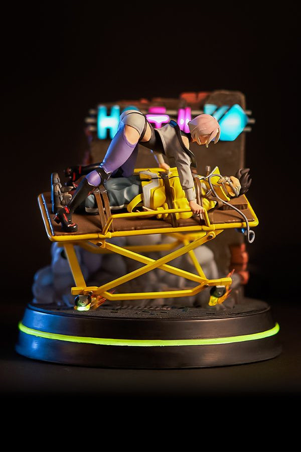 CYBERPUNK EDGERUNNERS LUCY AND DAVID RUNAWAY DIORAMA