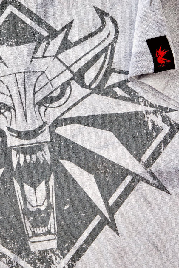 THE WITCHER WOLFS HOWLING TIE-DYE TEE
