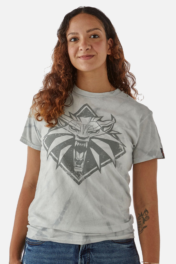 THE WITCHER WOLFS HOWLING TIE-DYE TEE
