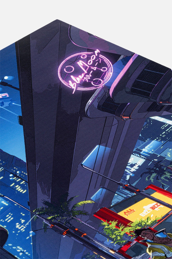 CYBERPUNK EDGERUNNERS SLICE OF LIFE CANVAS ART