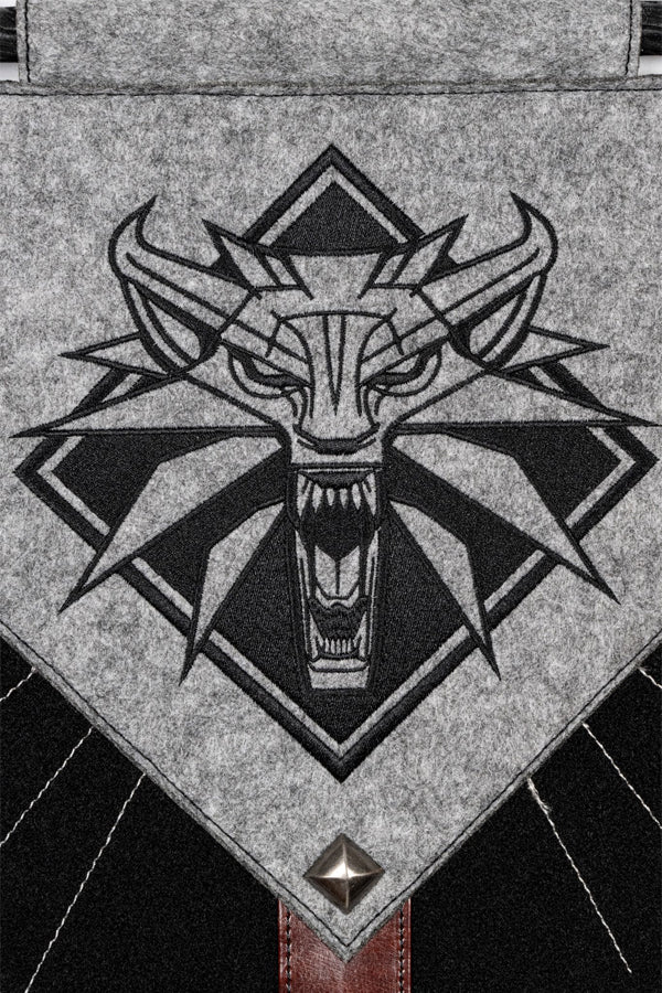 THE WITCHER PIN AND PATCH BANNER