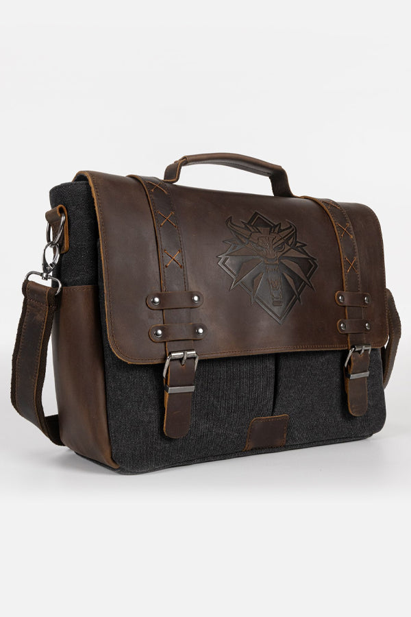 THE WITCHER WHITE WOLF MESSENGER BAG