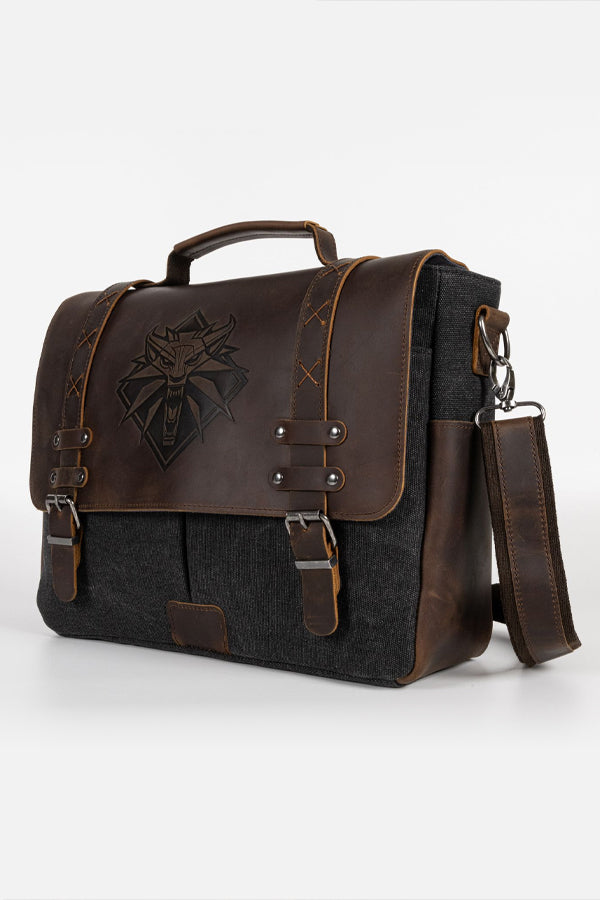 THE WITCHER WHITE WOLF MESSENGER BAG