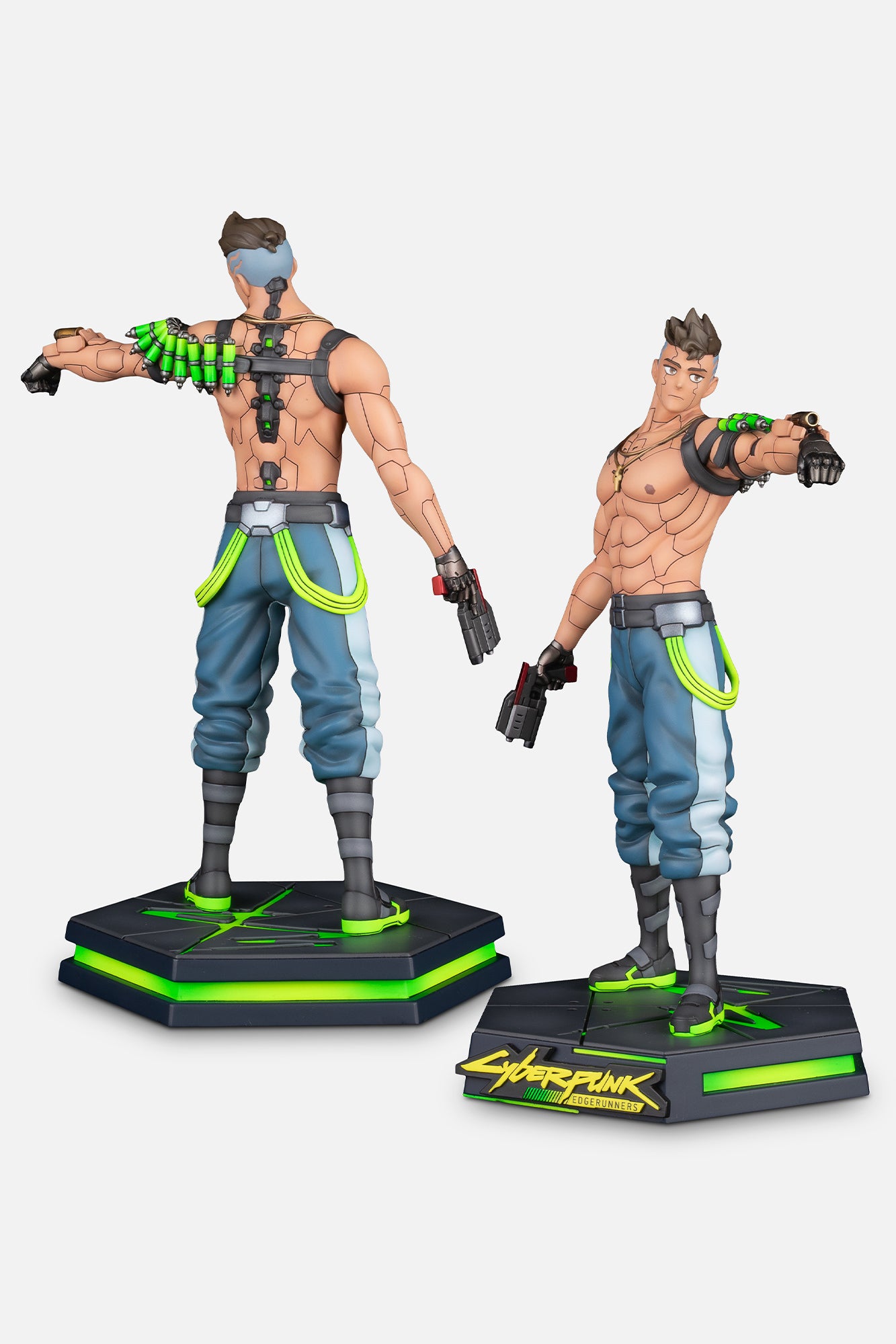 cyberpunk gear CYBERPUNK: EDGERUNNERS DAVID FIGURE – CD PROJEKT RED Store Blaue IKEA Taschen & Yose Power Dressed in a captivating Farbe:Laurel Wreath