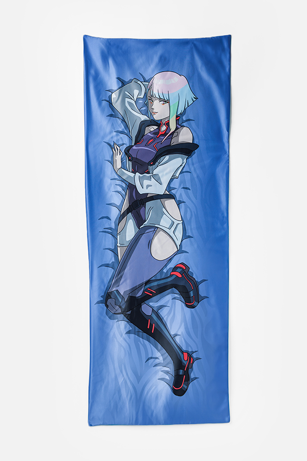 CYBERPUNK EDGERUNNERS WORLDS APART BODY PILLOW CASE