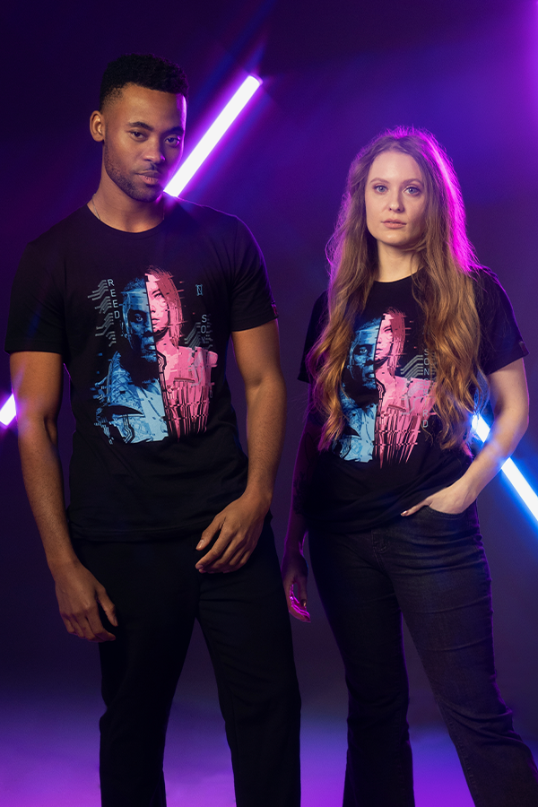 CYBERPUNK 2077 PHANTOM LIBERTY REED AND SONGBIRD TEE
