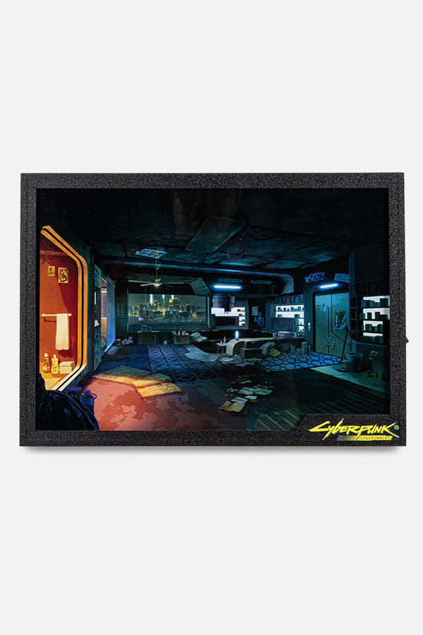 CYBERPUNK EDGERUNNERS DAVID&rsquo;S APARTMENT SHADOWBOX – CD PROJEKT RED 