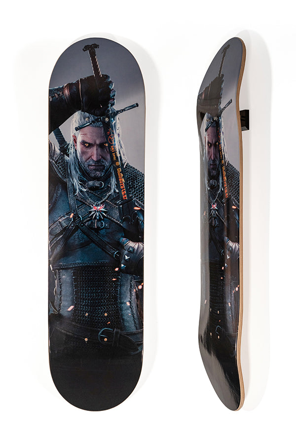 THE WITCHER GERALT ICON SKATEBOARD DECK