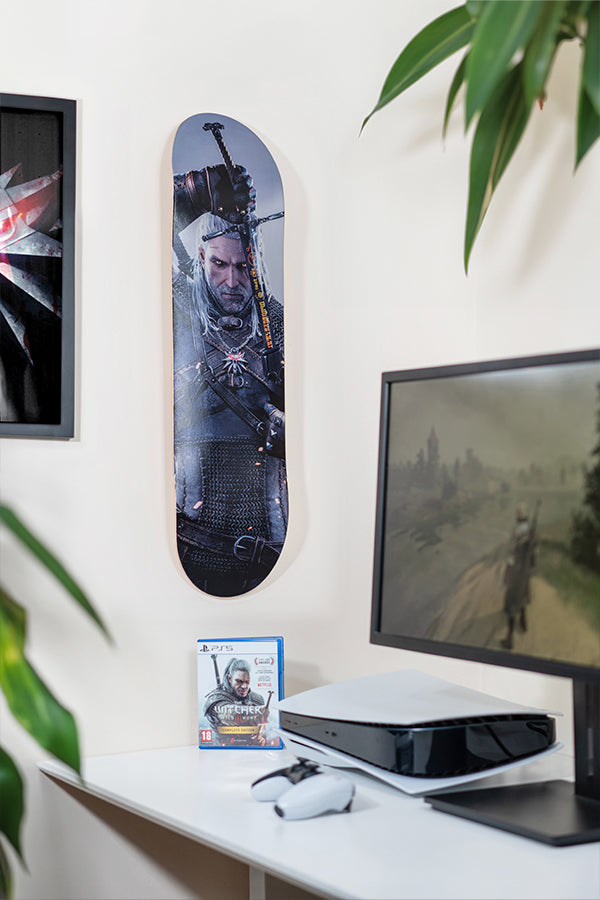 THE WITCHER GERALT ICON SKATEBOARD DECK