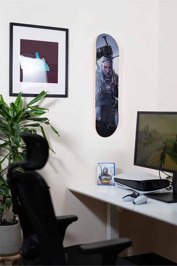 THE WITCHER GERALT ICON SKATEBOARD DECK