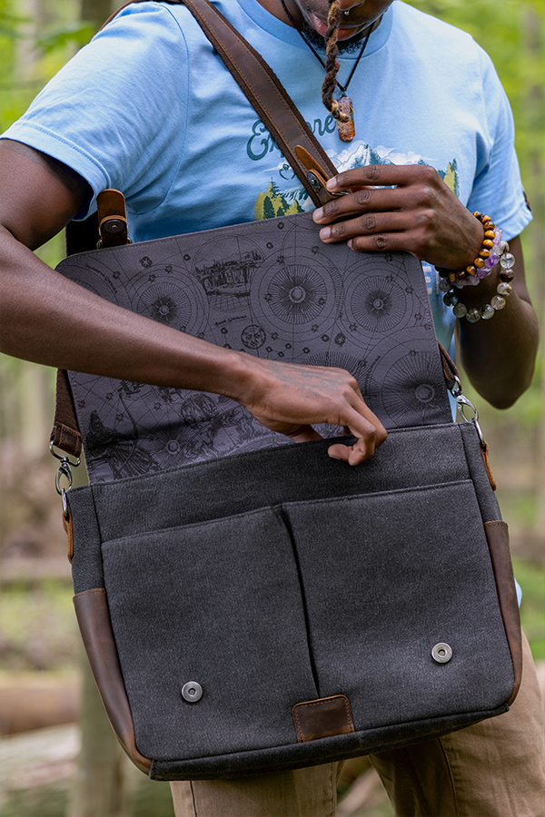 THE WITCHER WHITE WOLF MESSENGER BAG