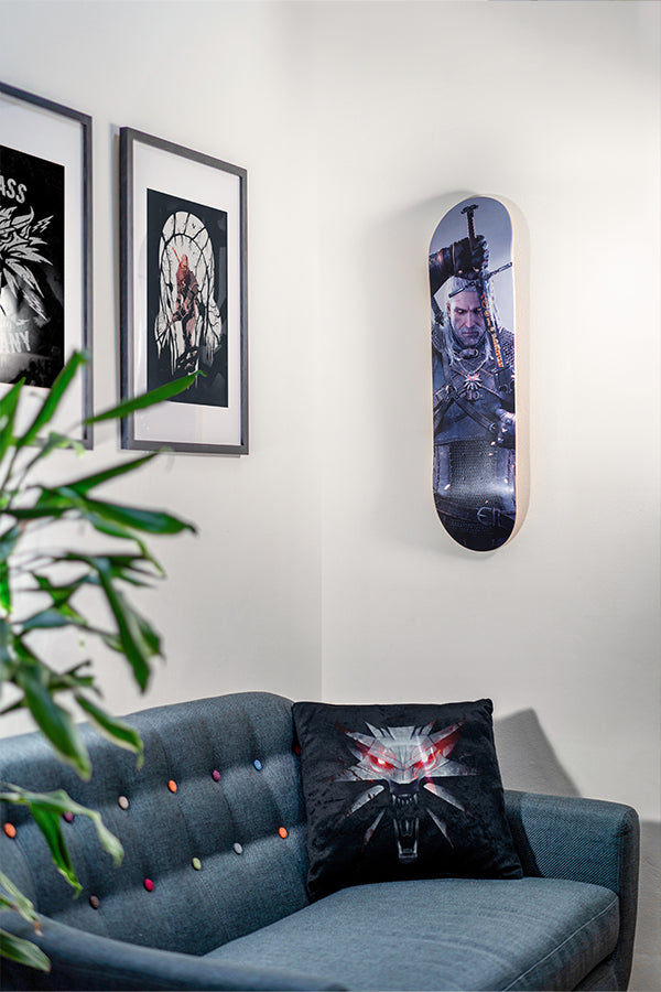 THE WITCHER GERALT ICON SKATEBOARD DECK