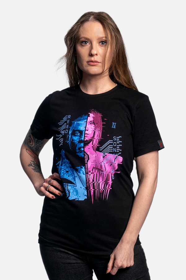 CYBERPUNK 2077 PHANTOM LIBERTY REED AND SONGBIRD TEE