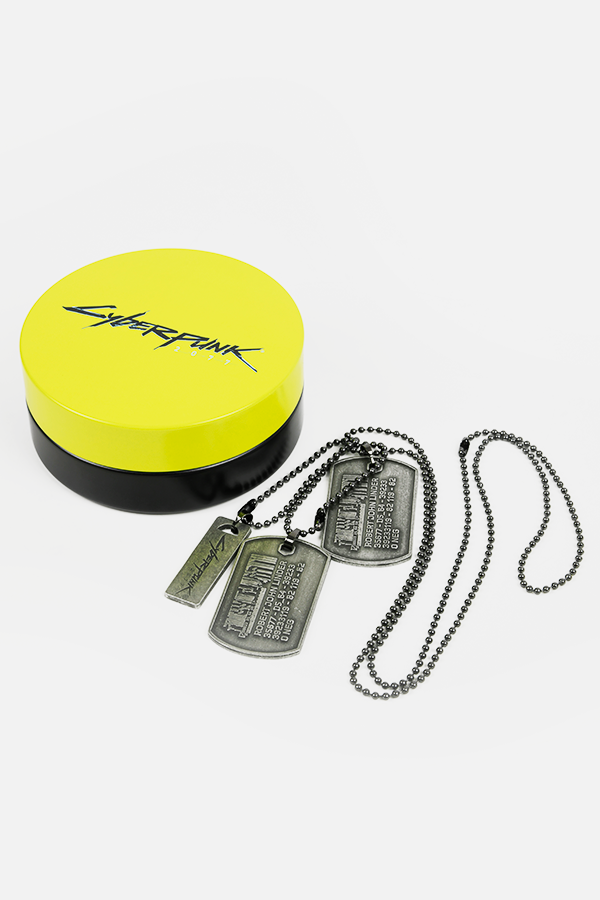 CYBERPUNK 2077 JOHNNY SILVERHAND'S DOG TAGS