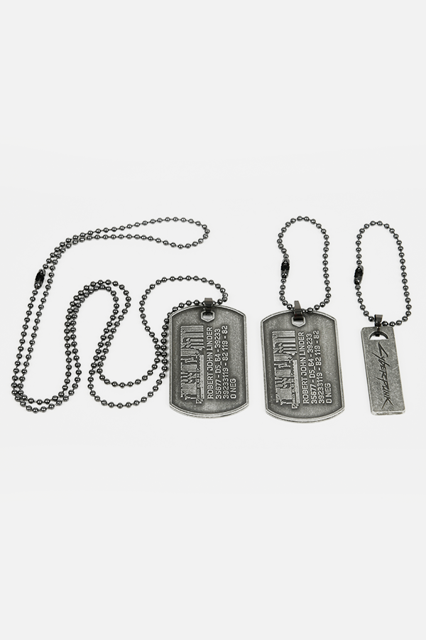 CYBERPUNK 2077 JOHNNY SILVERHAND'S DOG TAGS