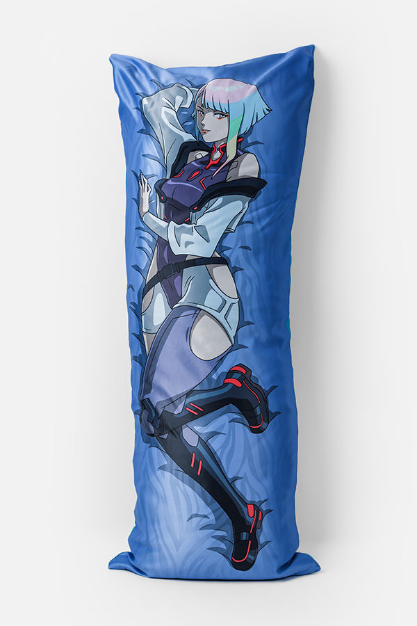 CYBERPUNK EDGERUNNERS WORLDS APART BODY PILLOW CASE