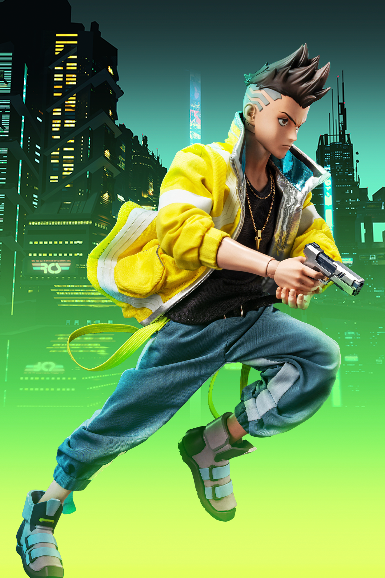 gear 6 CYBERPUNK: EDGERUNNERS FIGZERO 1/6 DAVID MARTINEZ – CD PROJEKT RED Gear Store