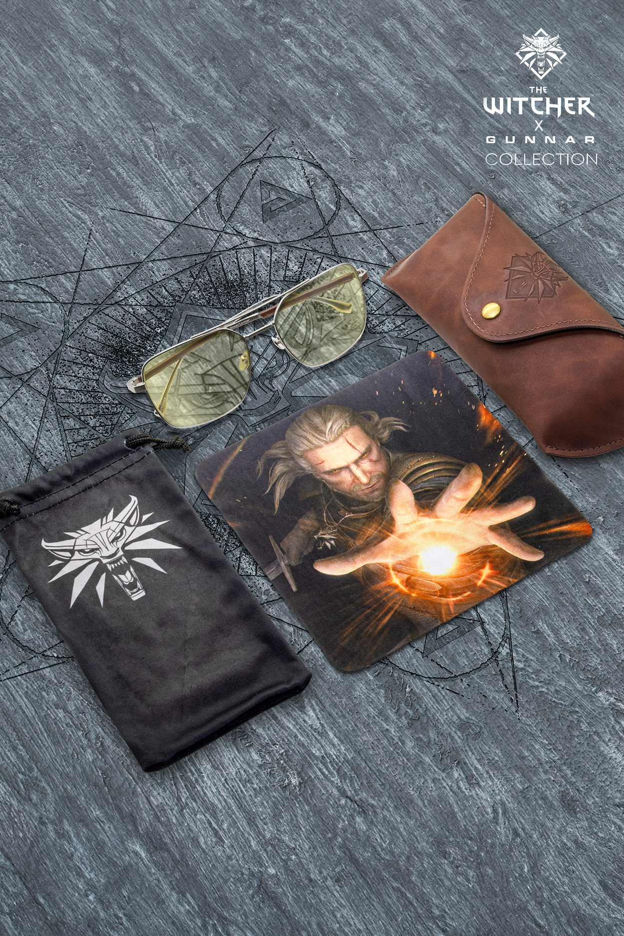 THE WITCHER WHITE WOLF GLASSES X GUNNAR OPTIKS