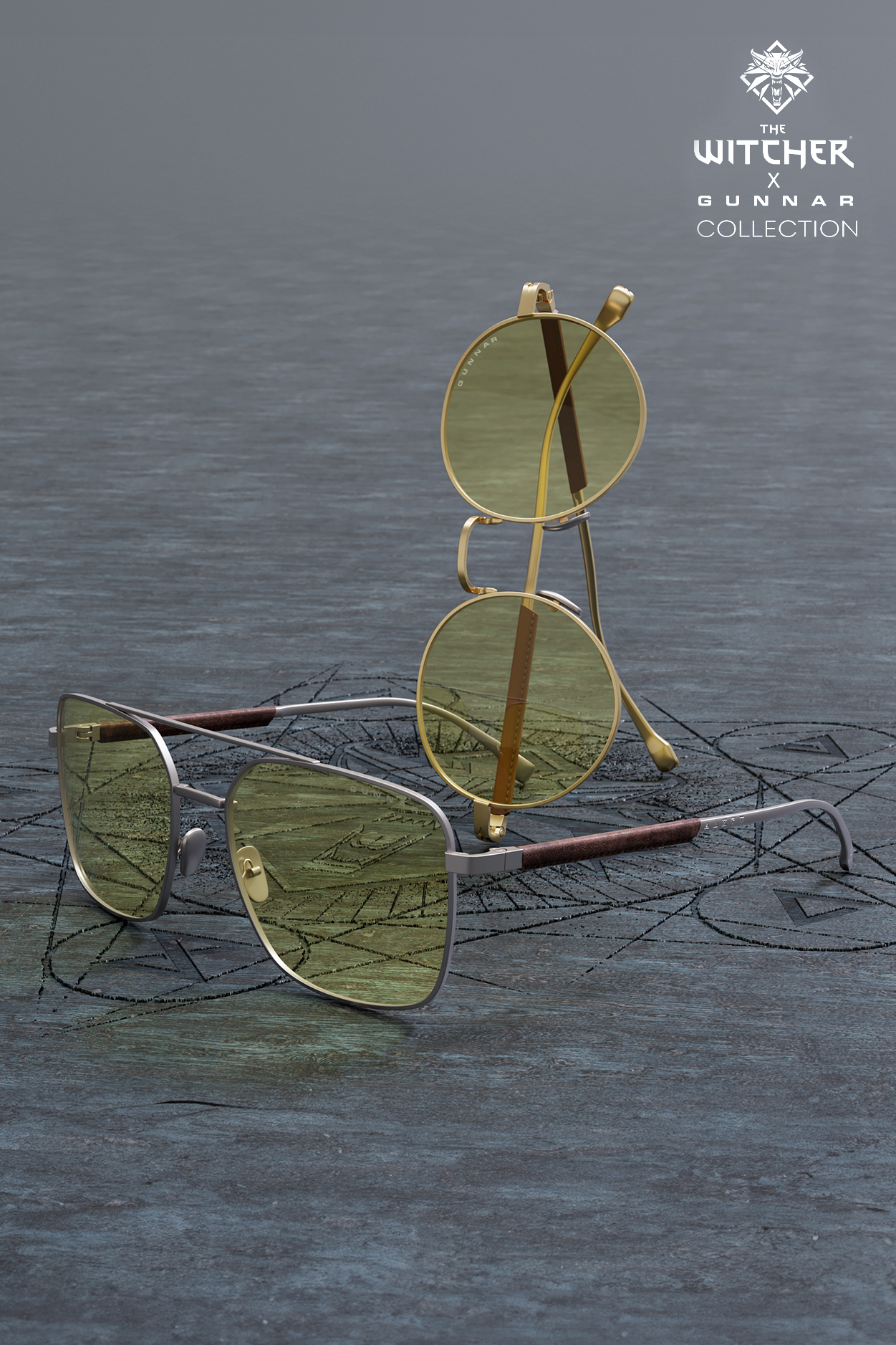 THE WITCHER WHITE WOLF GLASSES X GUNNAR OPTIKS