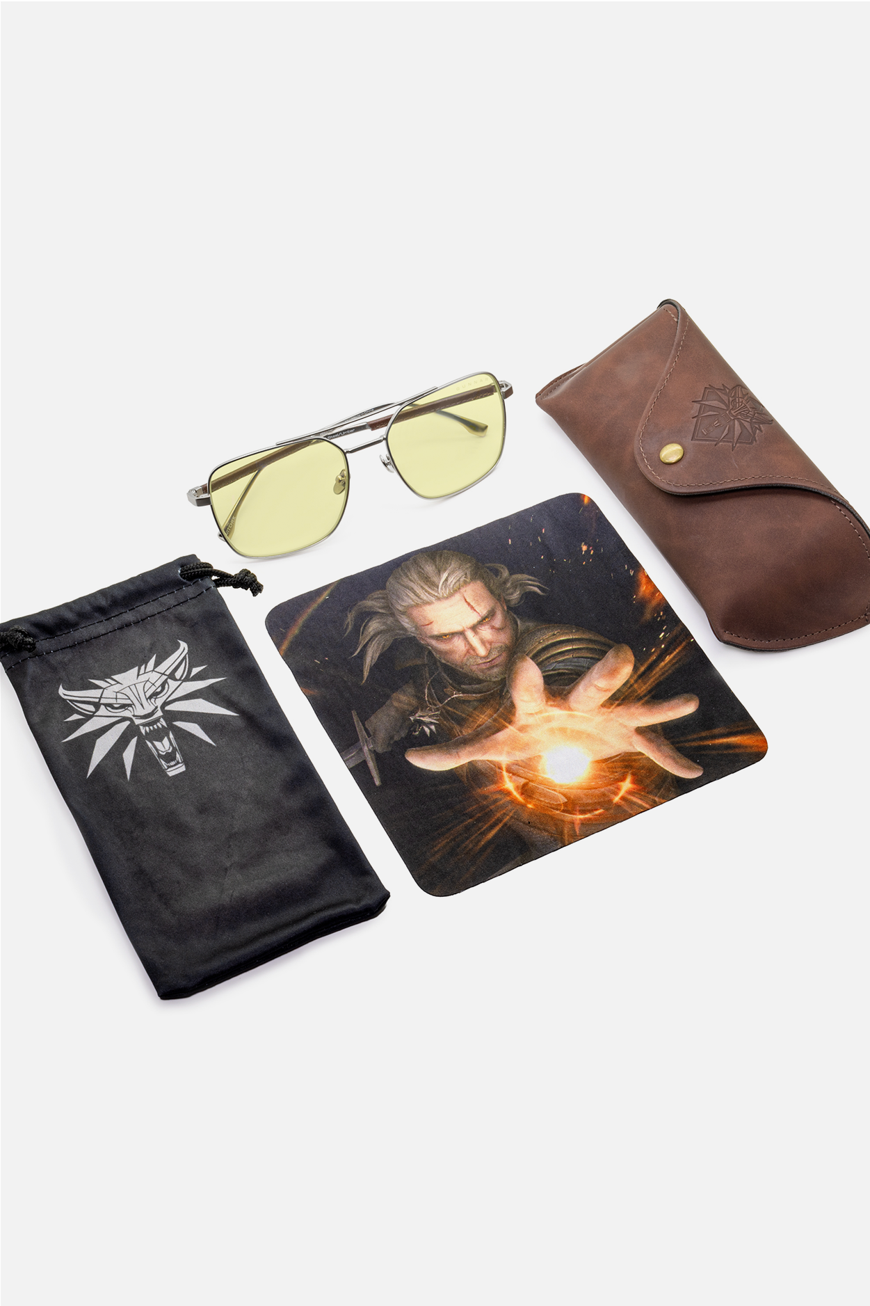 THE WITCHER WHITE WOLF GLASSES X GUNNAR OPTIKS