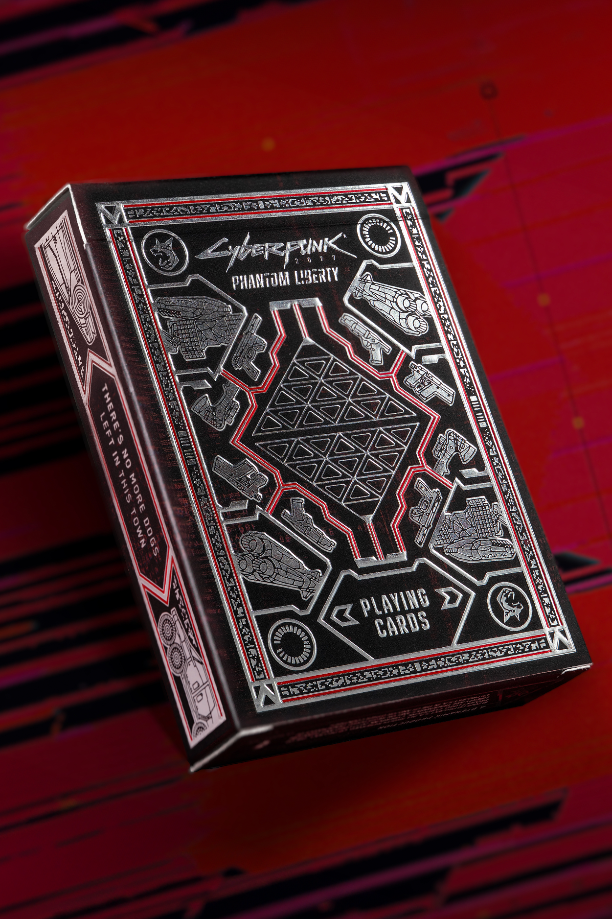 CYBERPUNK 2077: PHANTOM LIBERTY LIMITED EDITION PLAYING CARDS CD PROJEKT RED Gear Store - USA CYBERPUNK 2077: PHANTOM LIBERTY LIMITED EDITION PLAYING CARDS CD PROJEKT RED Gear Store - USA