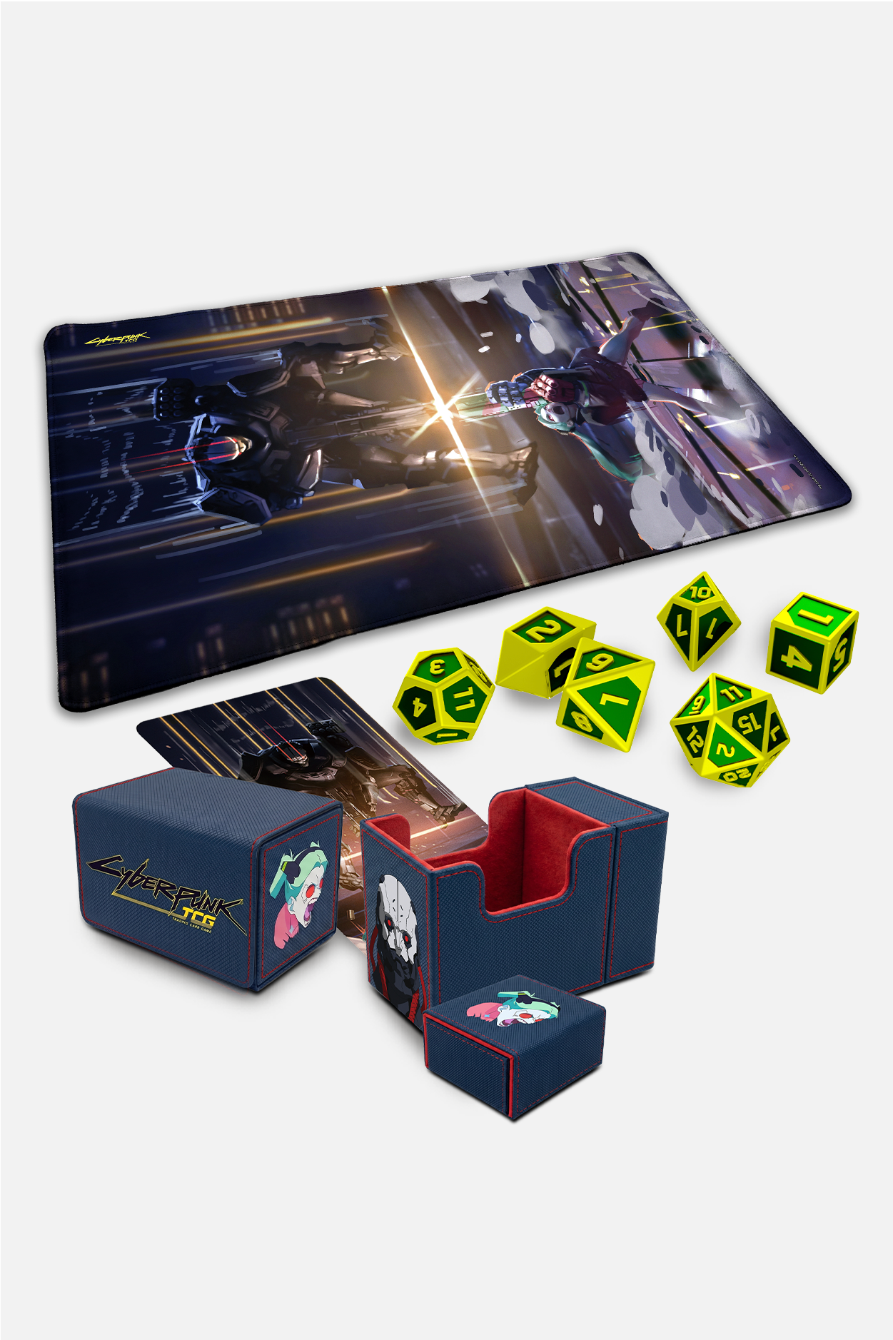 CYBERPUNK TCG “THE MOMENT” PREMIUM ACCESSORY BUNDLE – CD PROJEKT