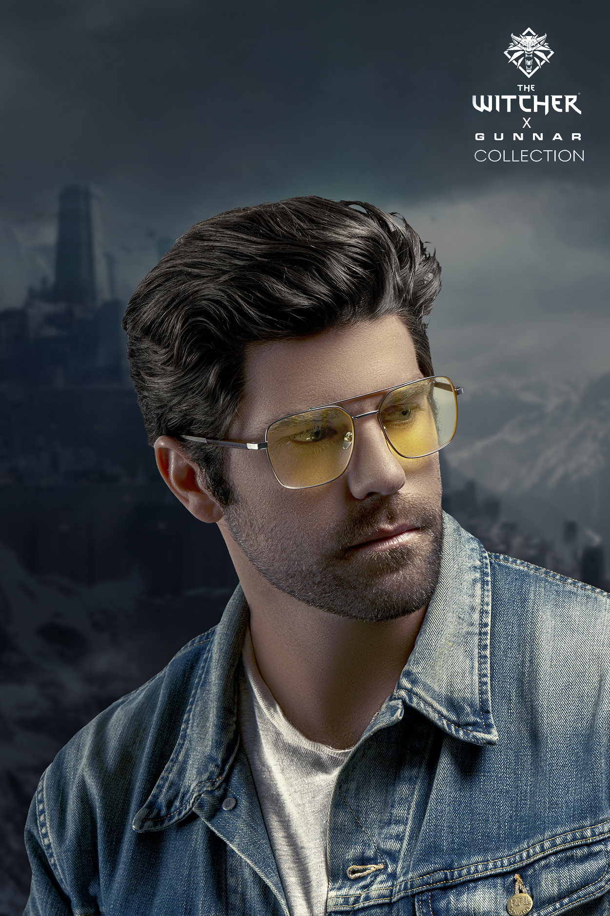 THE WITCHER WHITE WOLF GLASSES X GUNNAR OPTIKS