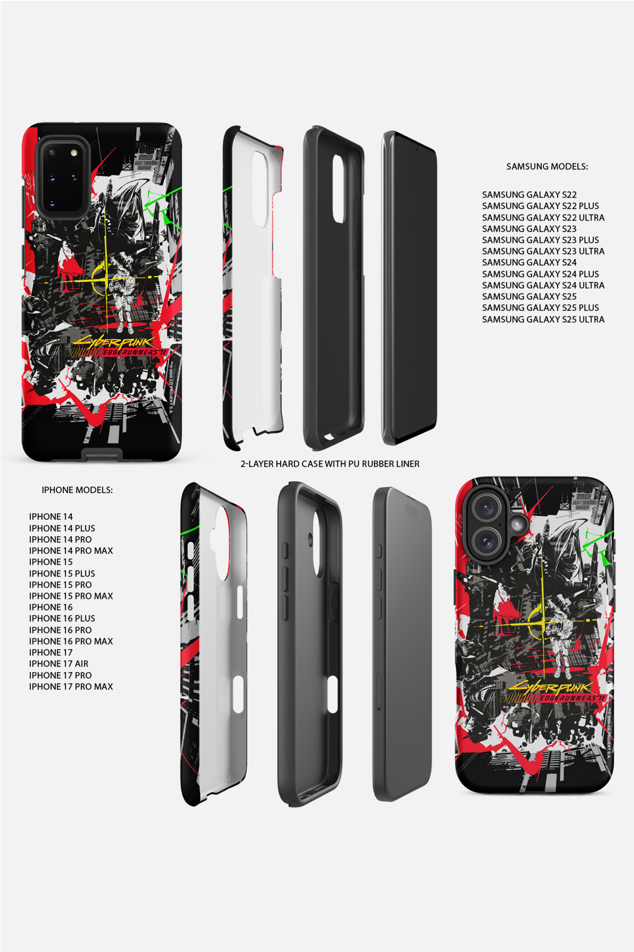 CYBERPUNK: EDGERUNNERS 2 IPHONE CASE