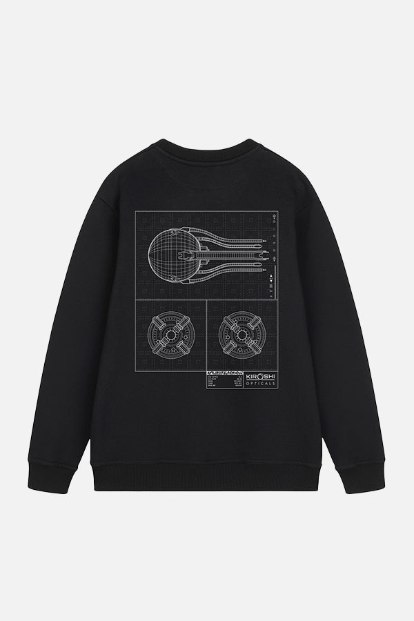 CYBERPUNK 2077 KIROSHI OPTICS TECHPRINT CREWNECK