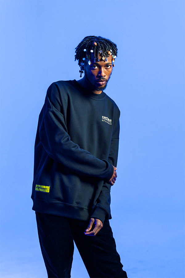 CYBERPUNK 2077 KIROSHI OPTICS TECHPRINT CREWNECK