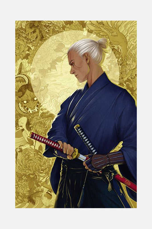 THE WITCHER RONIN LITHOGRAPH BY JEN BARTEL