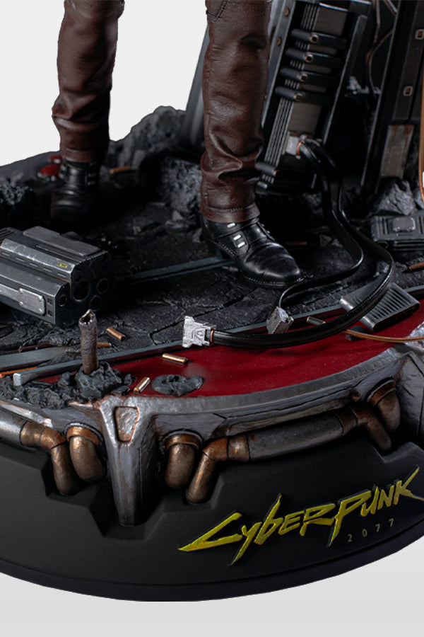 CYBERPUNK 2077 JOHNNY AND ALT STATUE