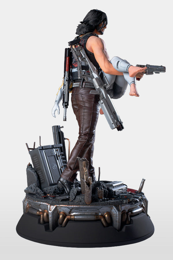 CYBERPUNK 2077 JOHNNY AND ALT STATUE