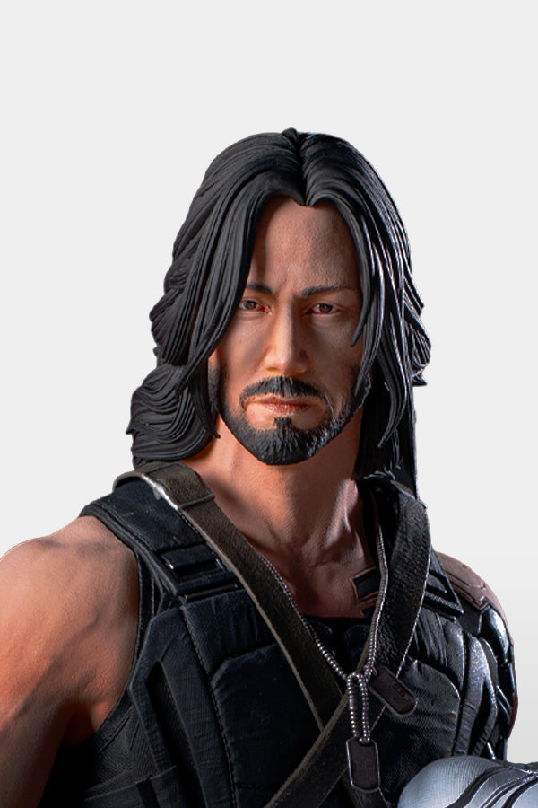 CYBERPUNK 2077 JOHNNY AND ALT STATUE
