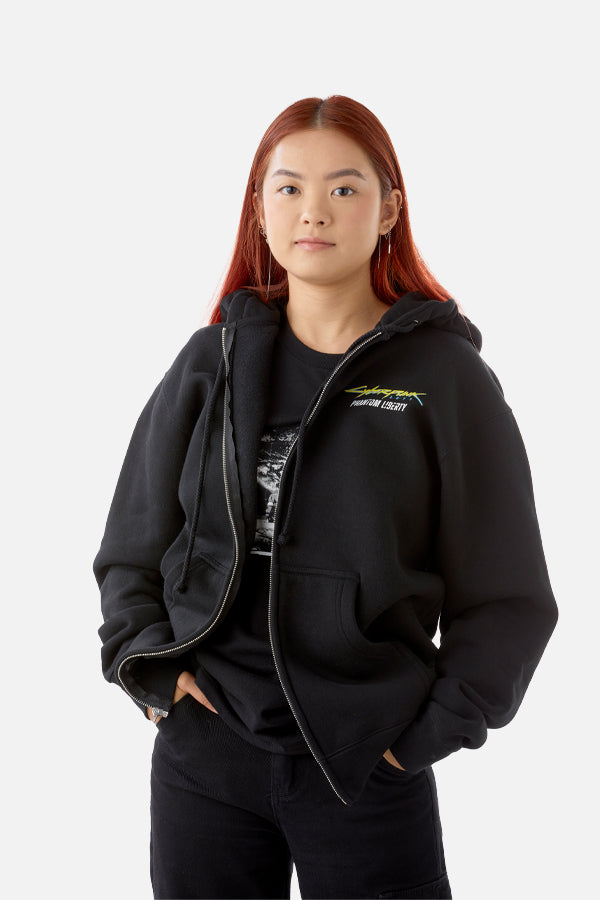 CYBERPUNK 2077 PHANTOM LIBERTY REED AND SONGBIRD HOODIE