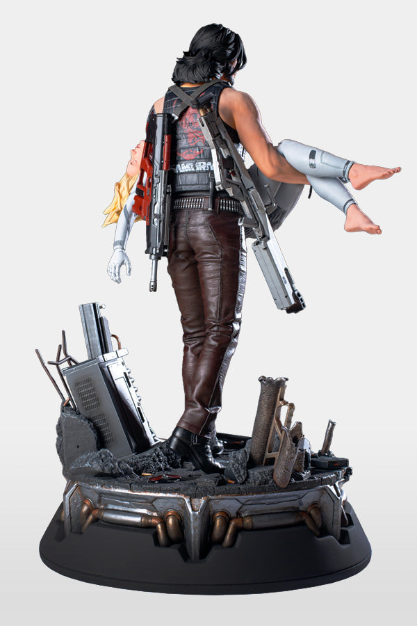 CYBERPUNK 2077 JOHNNY AND ALT STATUE