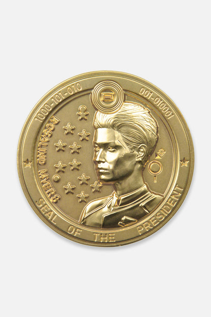 CYBERPUNK 2077 24K GOLD PLATED NUSA CHALLENGE COIN