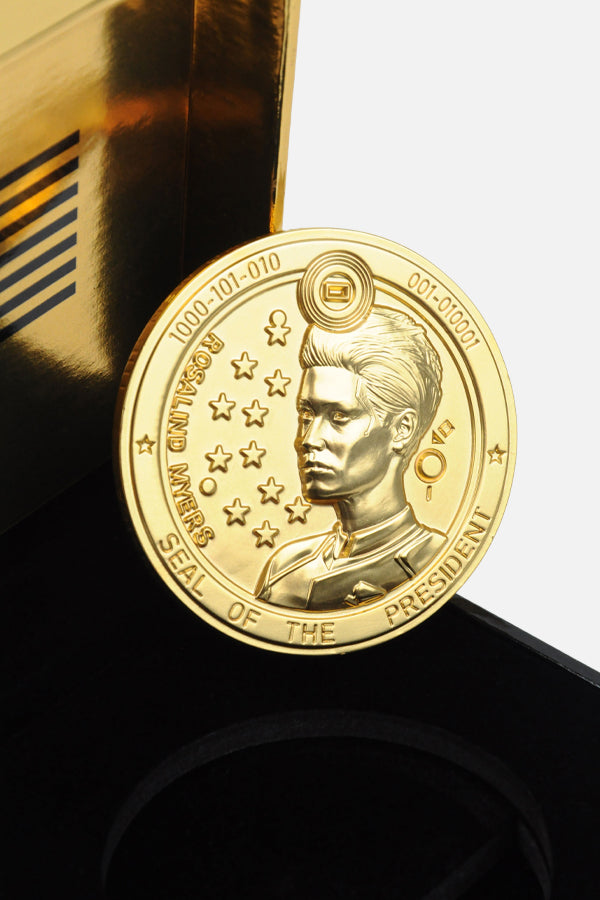 24 karat gold 2024 collectible presidents face coin box