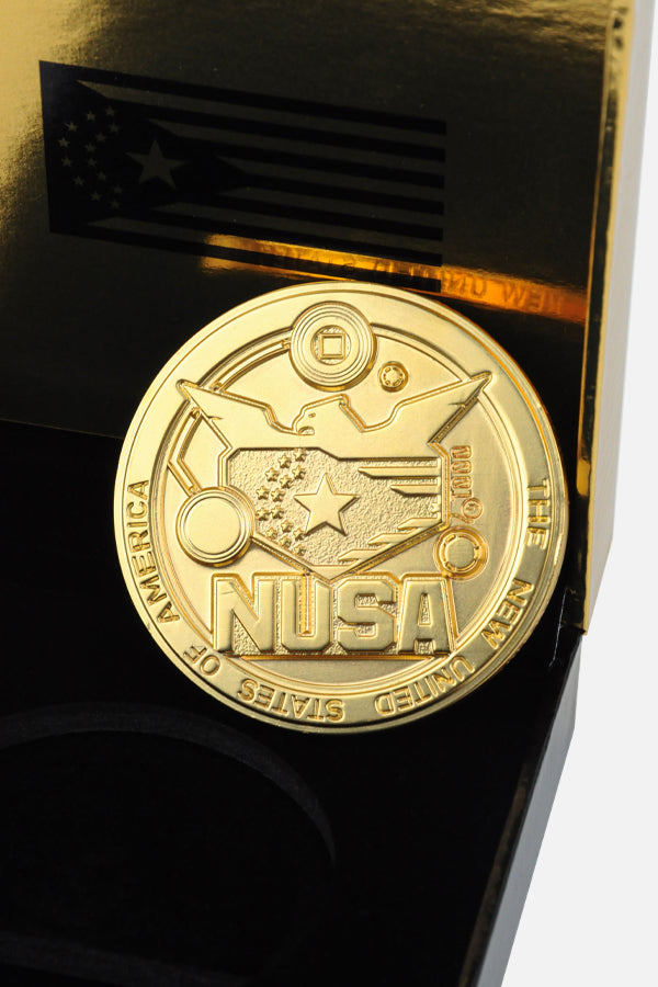 CYBERPUNK 2077 24K GOLD PLATED NUSA CHALLENGE COIN