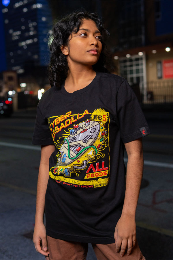 CYBERPUNK 2077 PHANTOM LIBERTY CYBER QUESADILLA TEE