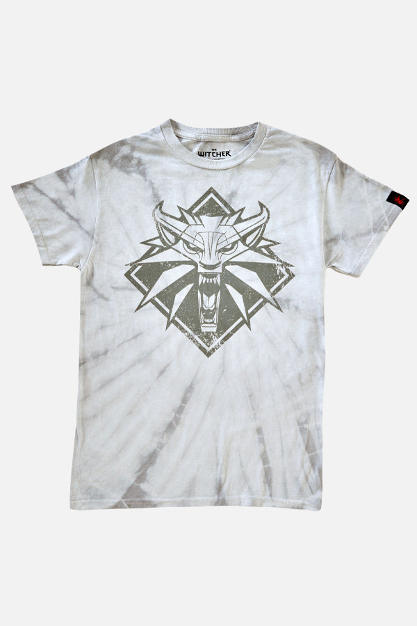 THE WITCHER WOLFS HOWLING TIE-DYE TEE