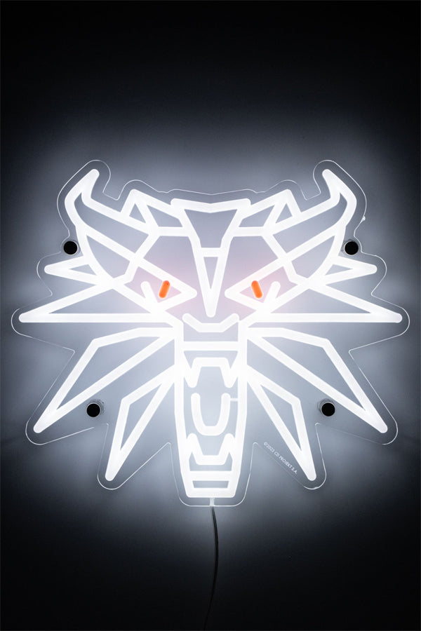 THE WITCHER WHITE WOLF LED WALL ART