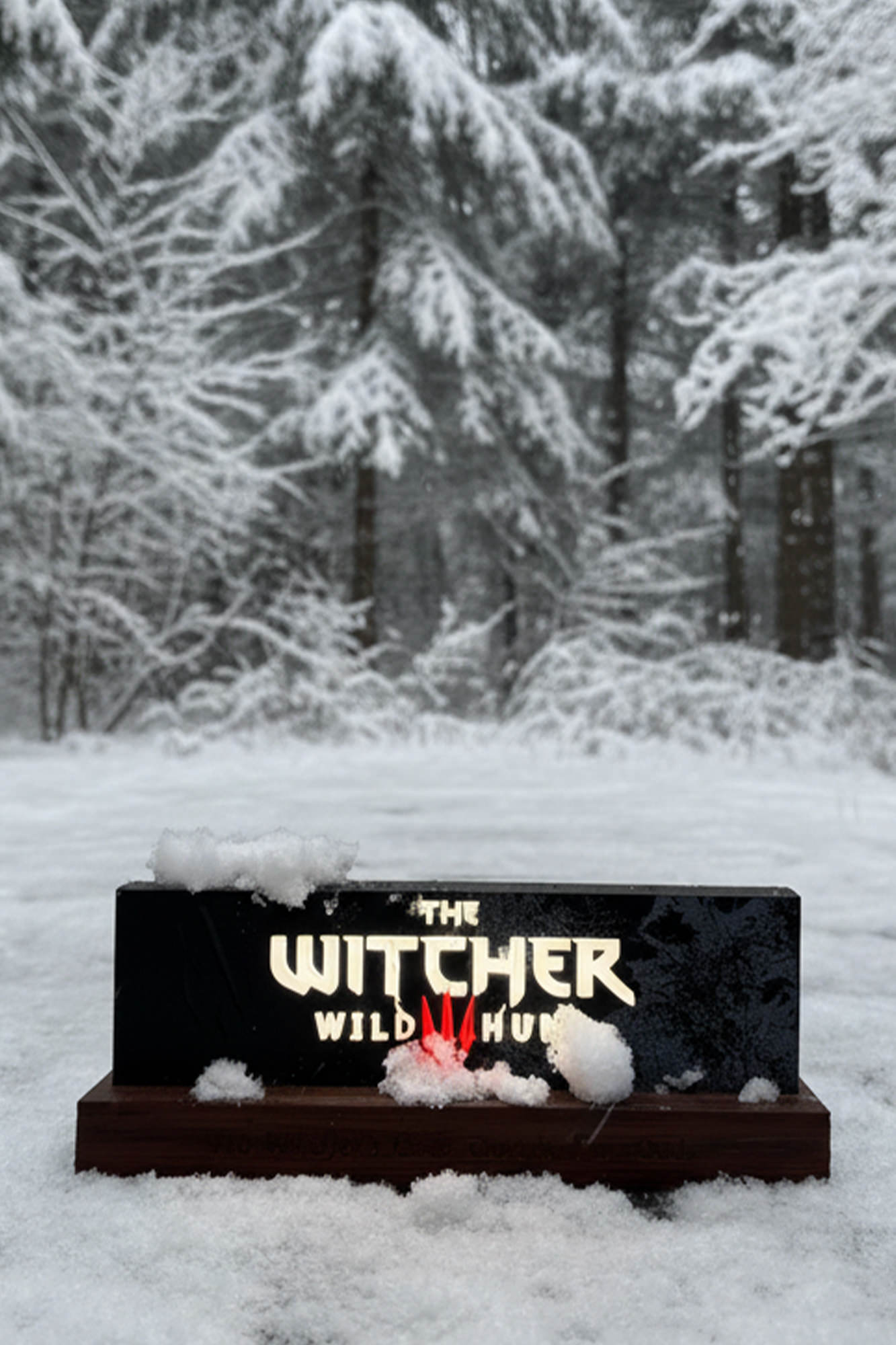 THE WITCHER 3: WILD HUNT LOGO LAMP
