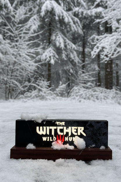 THE WITCHER 3: WILD HUNT LOGO LAMP