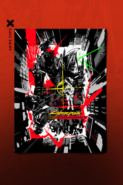 CYBERPUNK EDGERUNNERS 2 ANIME EXPO LITHOGRAPH