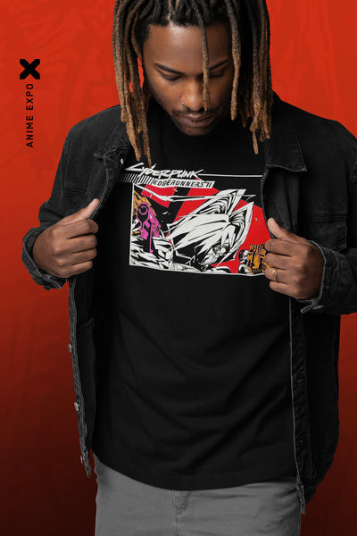非売品 Cyberpunk Edgerunners 特典Tシャツ CYBERPUNK EDGERUNNERS 2 ANIME EXPO TEE – CD PROJEKT RED Gear Store