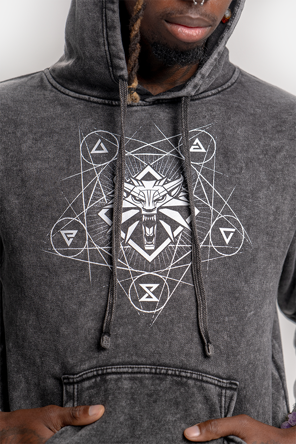 THE WITCHER WOLF AND SIGNS HOODIE