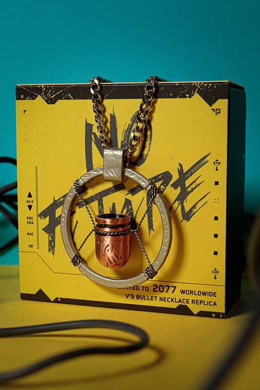 CYBERPUNK 2077 V’S BULLET NECKLACE REPLICA
