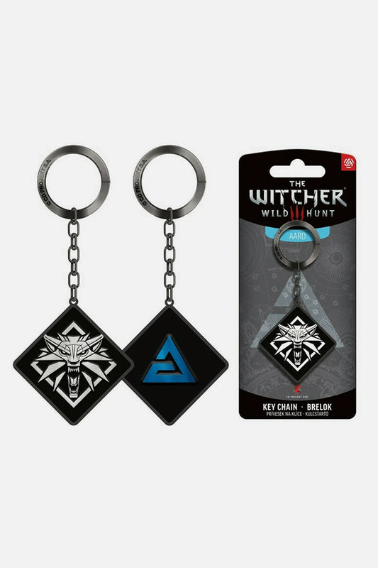 THE WITCHER 3 AARD SYMBOL KEYCHAIN